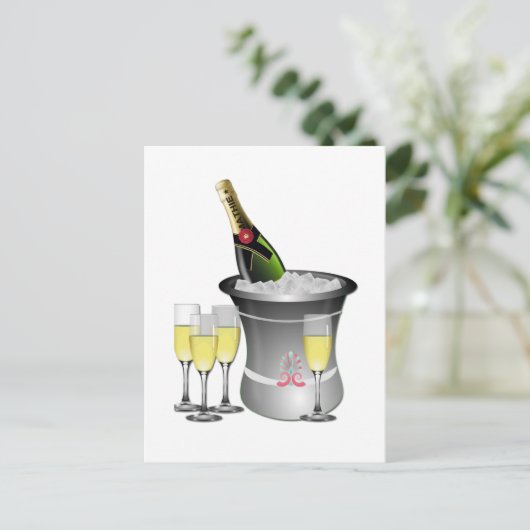 Carte Postale Fête (Debout devant)