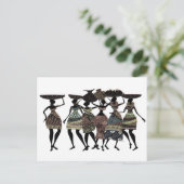 Carte Postale Fête africaine (Debout devant)