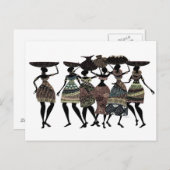 Carte Postale Fête africaine (Devant / Derrière)