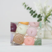 carte postale fête aux bougies (Debout devant)