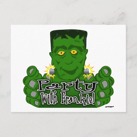 Carte Postale Fête Avec Frankie ! (Devant)