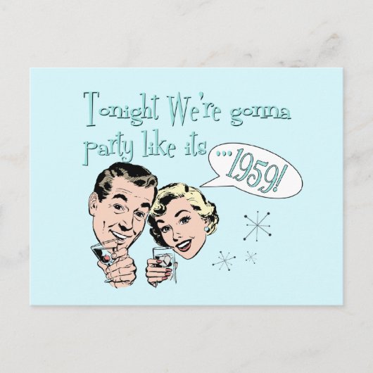Carte Postale Fête comme en 1959 ! (Devant)