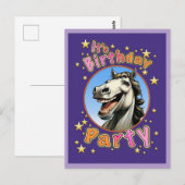 Carte Postale Fête d'anniversaire (Devant / Derrière)