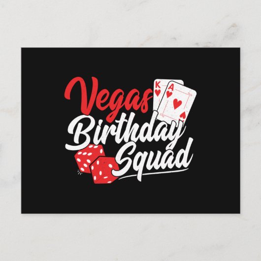 Carte Postale Fête d'anniversaire à Las Vegas - Anniversaire à L (Devant)