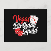Carte Postale Fête d'anniversaire à Las Vegas - Anniversaire à V (Devant)