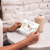 Carte Postale Fête d'anniversaire adulte Cocktails colorés