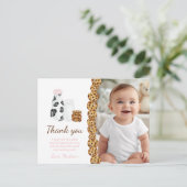 Carte Postale Fête d'anniversaire : cadeau de remerciement lait (Debout devant)