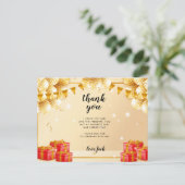 Carte Postale Fête d'anniversaire camion de pompiers rouge (Debout devant)