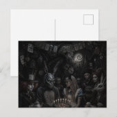 Carte Postale Fête d'anniversaire d'Alice Dark Fantasy (Devant / Derrière)