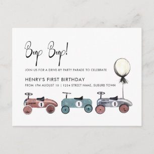 Carte Postale Fête d'anniversaire de 1ère année de quarantaine e