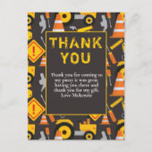 Carte Postale Fête d'anniversaire de construction Merci (Devant)