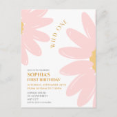 Carte Postale Fête d'anniversaire de Daisy Bohmian Wild One 1er (Devant)