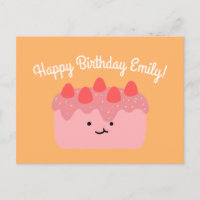 Fête d'anniversaire de fille Gâteau rose aux frais