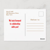 Carte Postale Fête d'anniversaire décoration de Biscuit de Noël  (Dos)