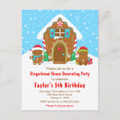 Carte Postale Fête d'anniversaire décoration de Biscuit de Noël  (Devant)