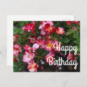 Carte postale Fête d'anniversaire du 14 juillet Ro (Devant / Derrière)