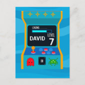 Carte Postale Fête d'anniversaire garçon niveau supérieur jeu d' (Devant)