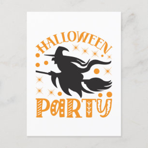 Carte Postale Fête d'anniversaire Halloween