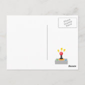 Carte Postale Fête d'anniversaire jeux vidéo (Dos)