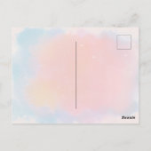 Carte Postale Fête d'anniversaire licorne merci (Dos)