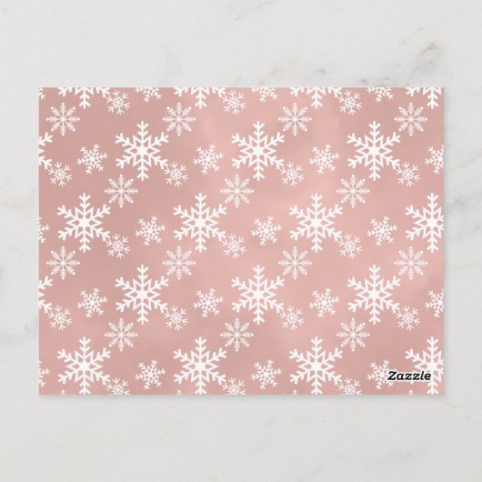 Carte Postale Fête d'anniversaire pastel rose de Noël Casse-Nois (Dos)