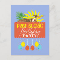 Fête d'anniversaire préhistorique Ptérodactyle