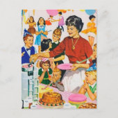 Carte Postale fête d'anniversaire rétro vintage cool (Devant)