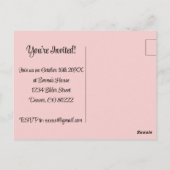 Carte Postale Fête d'anniversaire rose Kpop signe de la main de (Dos)