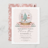 Carte Postale Fête d'anniversaire sur le thème du casse-noisette (Devant / Derrière)