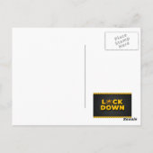 Carte Postale Fête d'anniversaire virtuelle en quarantaine (Dos)