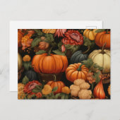 Carte Postale Fête d'automne (Devant / Derrière)