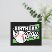 Carte Postale Fête de baseball amusante pour enfants à la maison (Debout devant)