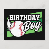 Carte Postale Fête de baseball amusante pour enfants à la maison (Devant)