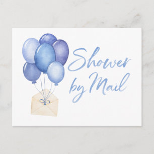 Carte Postale Fête de bébé Ballons Par La Poste À Longue Distanc