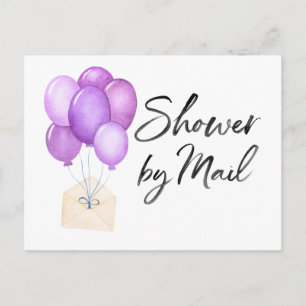 Carte Postale Fête de Bébé Ballons Par La Poste À Longue Distanc