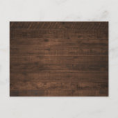 Carte Postale Fête de Bébé Rustique Souhaite la Bienvenue au Béb (Dos)