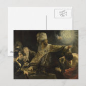 Carte Postale Fête de Belshazzar (Devant / Derrière)