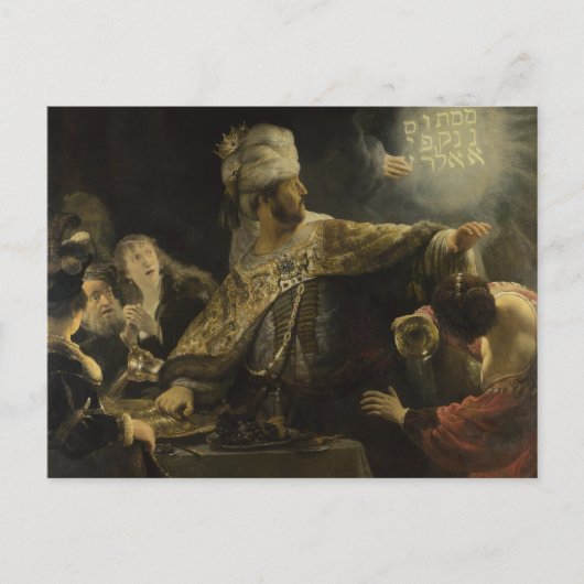 Carte Postale Fête de Belshazzar (Devant)