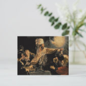 Carte Postale Fête de Belshazzar c.1636-38 (Debout devant)