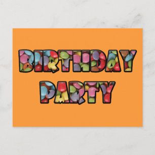 Carte Postale fête de bonbons