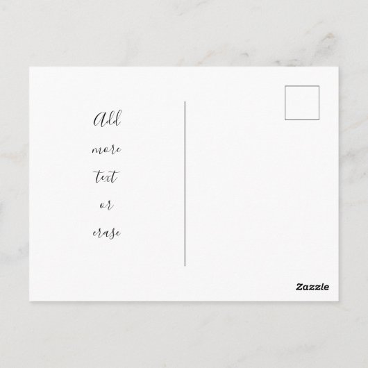 Carte Postale Fête de fin d'études de tennis Texte personnalisé (Dos)