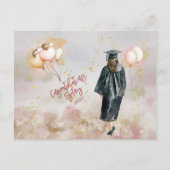 Carte Postale Fête de fin d'études Félicitations à ma fille (Devant)