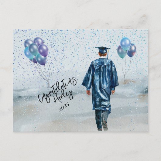 Carte Postale Fête de fin d'études Félicitations Fils (Devant)