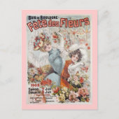 Carte Postale Fete de Fleurs (Devant)