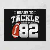 Carte Postale Fête de football à 82 ans pour anniversaire 82ème  (Devant)