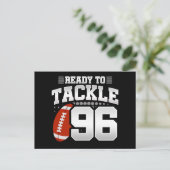 Carte Postale Fête de football à 96 ans pour 96e anniversaire (Debout devant)