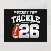 Carte Postale Fête de football à la mêlée pour 26 ans 26e annive (Devant)