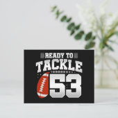 Carte Postale Fête de football à la tackle de 53 ans 53e anniver (Debout devant)