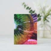 Carte Postale Fête de fruits d'été plage et piscine (Debout devant)