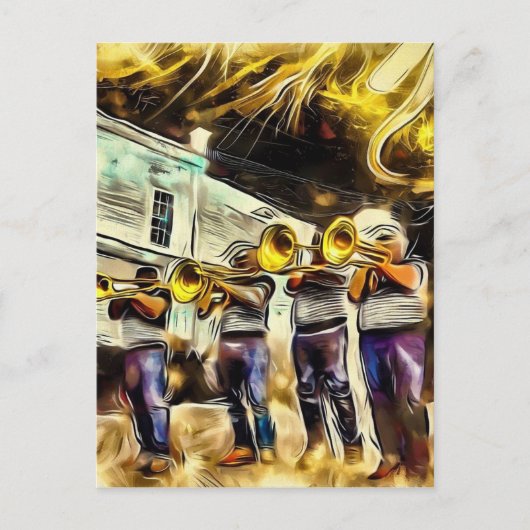 Carte Postale Fête de Jazz (Devant)